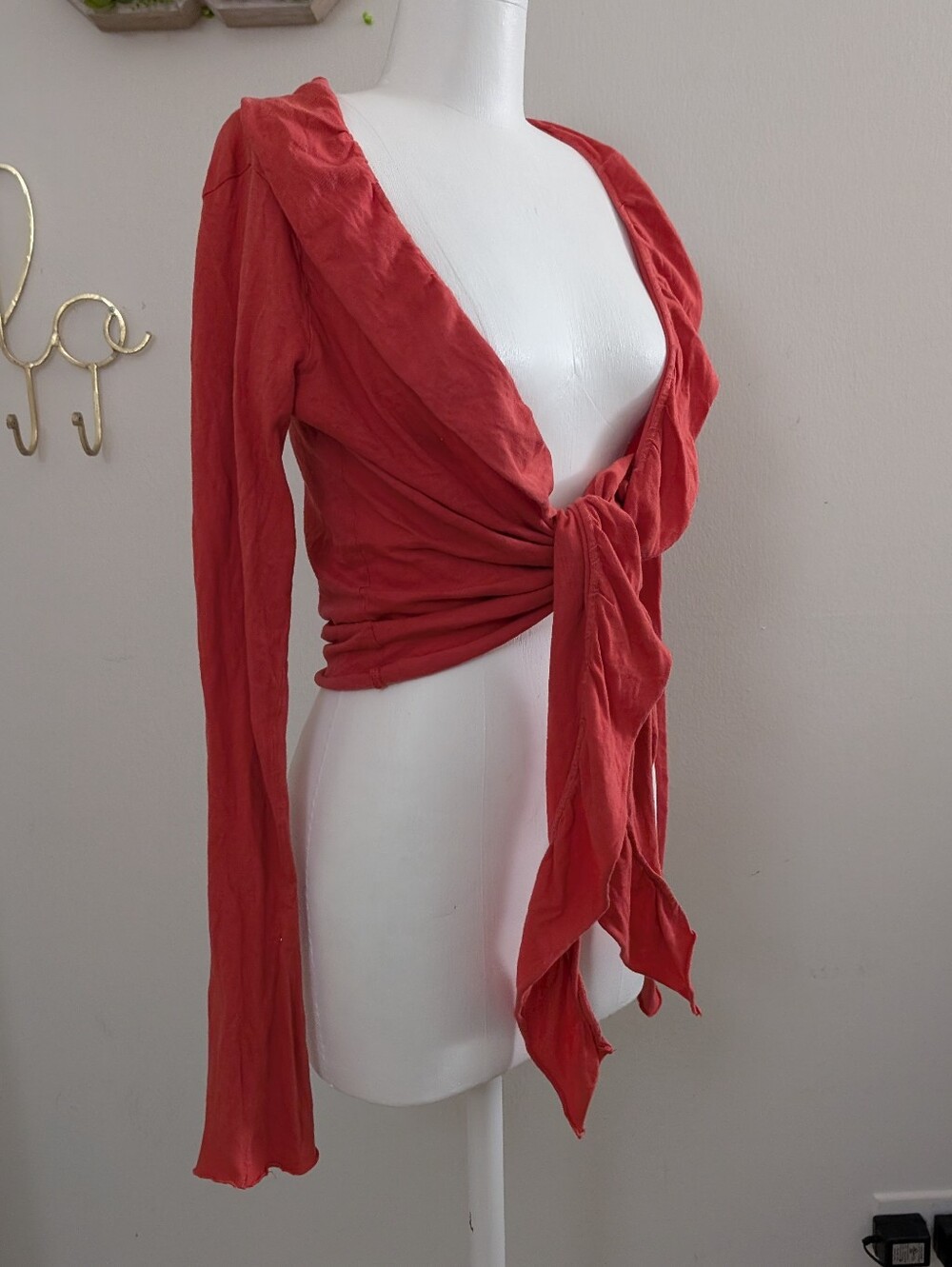 vintage Y2K velvet graham and spencer soft stretchy cardigan top